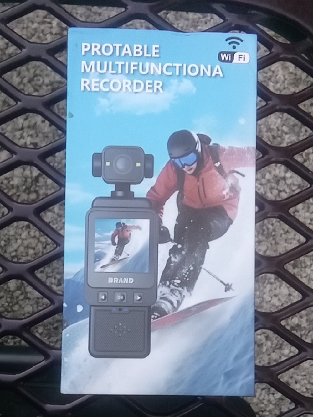 Multifunctional Portable Voice & Video Recorder - Blue
